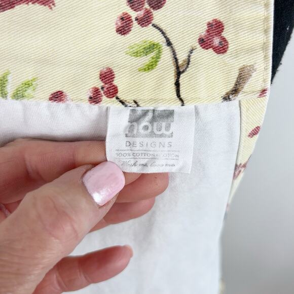 VTG 1990s Now Designs San Francisco Paris Bistro Cardinal Apron Kitchen Cotton - Picture 7 of 7